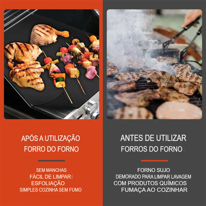 forros de forno  antiaderente teflom